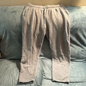 Wild fable grey sweatpants size medium with a spot of paint